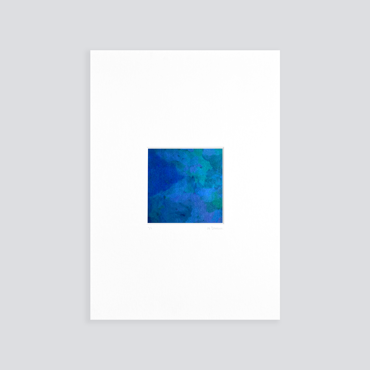 AZUL | Monoprint