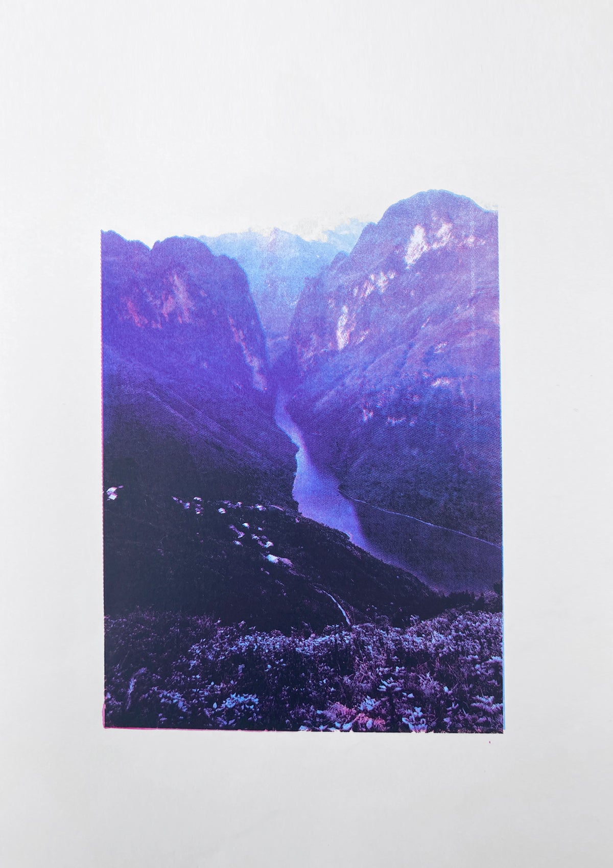 Ha Giang (Vietnam) / Purple I | Screen print | A3 size