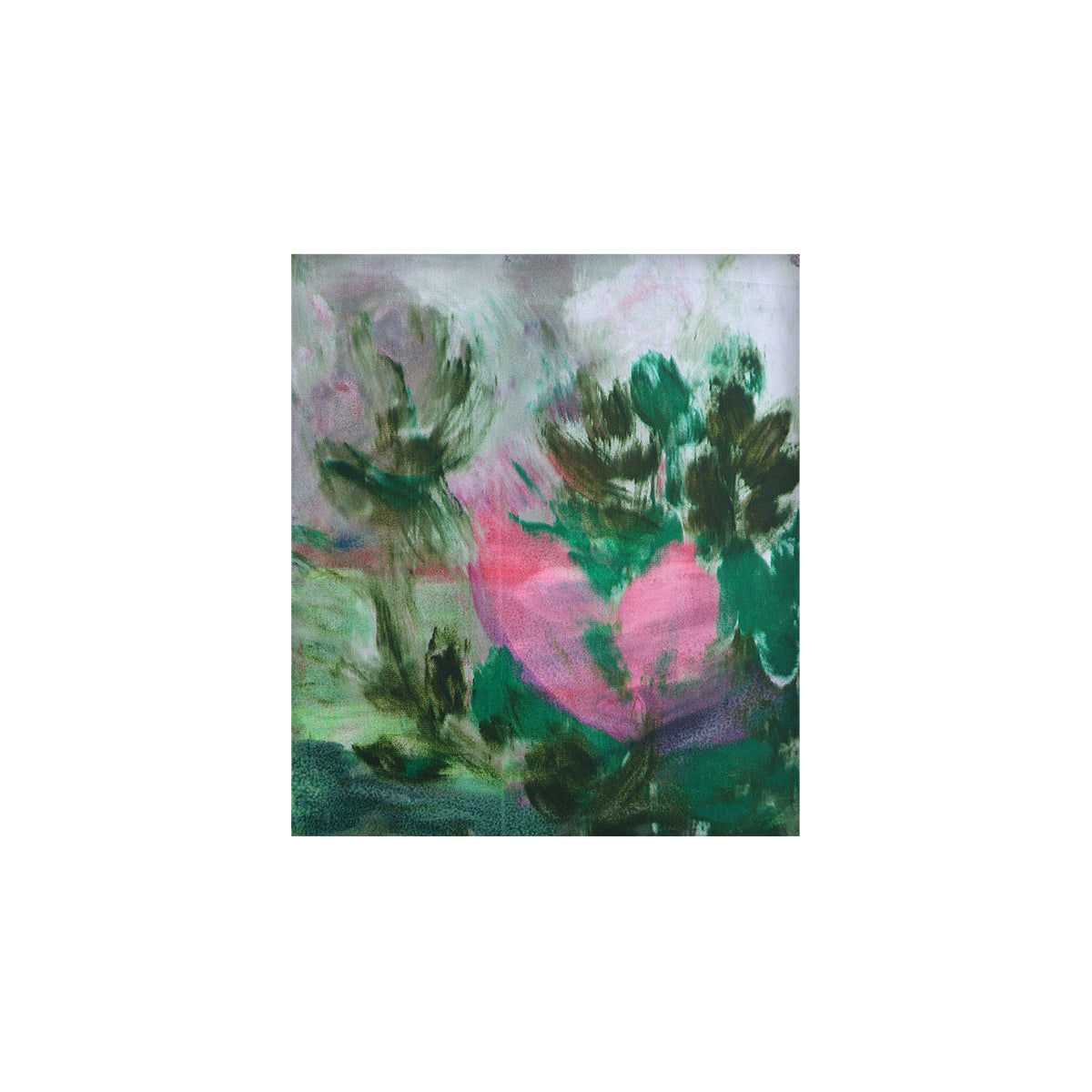 "Muchacha" | Monoprint | 30 x 30 cm (mounted)