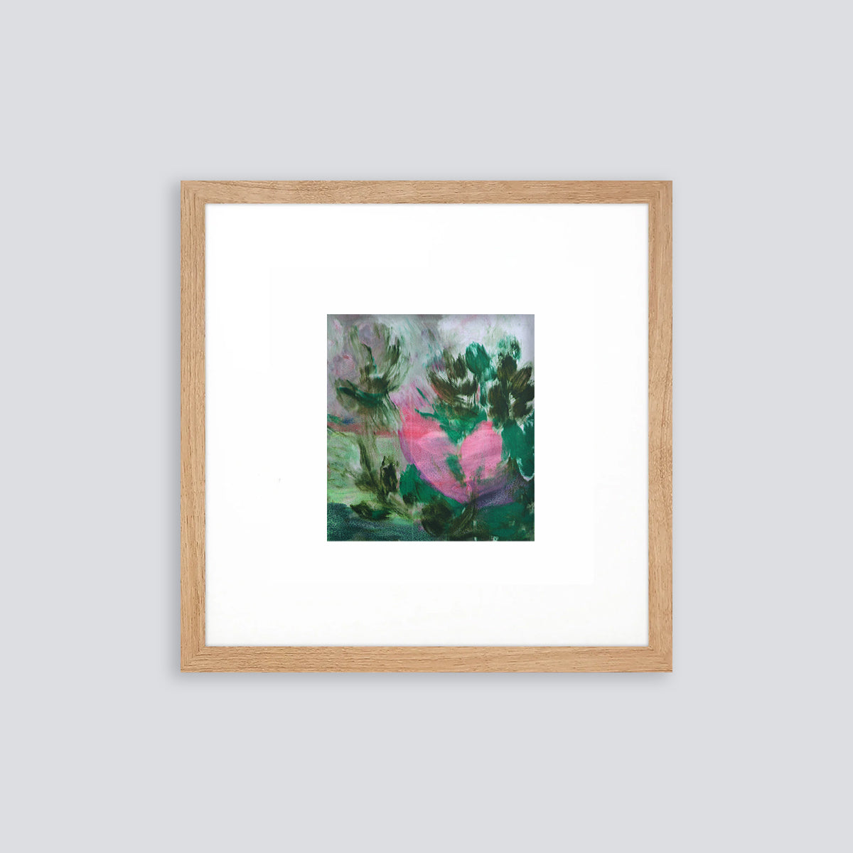 "Muchacha" | Monoprint | 30 x 30 cm (mounted)