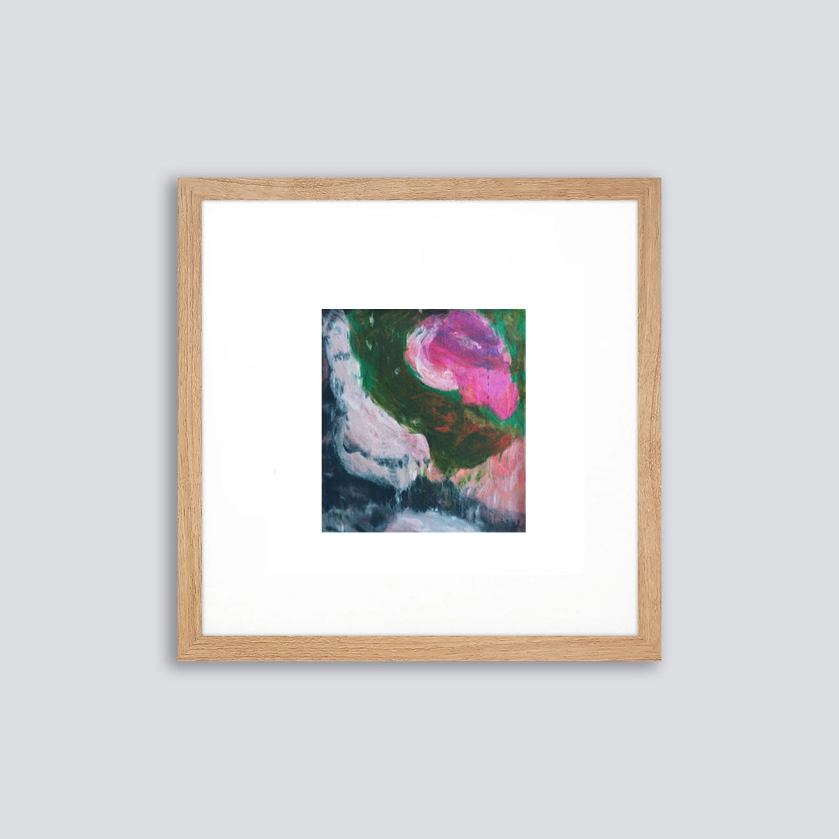 "SELENA" | Monoprint | 30 x 30 cm (mounted)