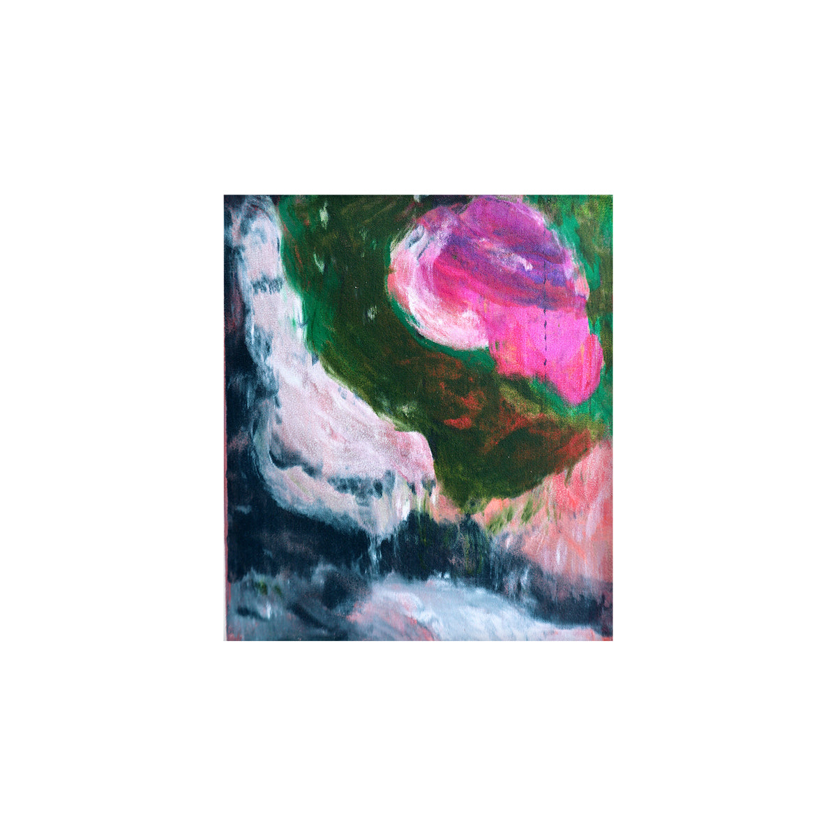 "SELENA" | Monoprint | 30 x 30 cm (mounted)