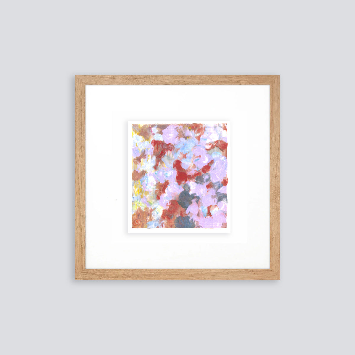 "Stampede I" | Monoprint | 30 x 30 cm (mounted)