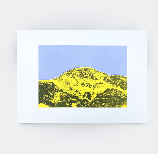 Death Valley / Yellow | Screen print | A2 size