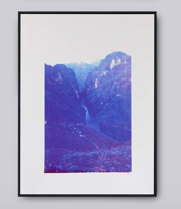 Ha Giang (Vietnam) / Purple II | Screen print | A3 size