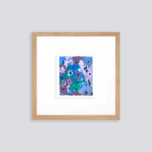 "Flower Power" |  Monoprint | 30 x 30 cm (mounted)